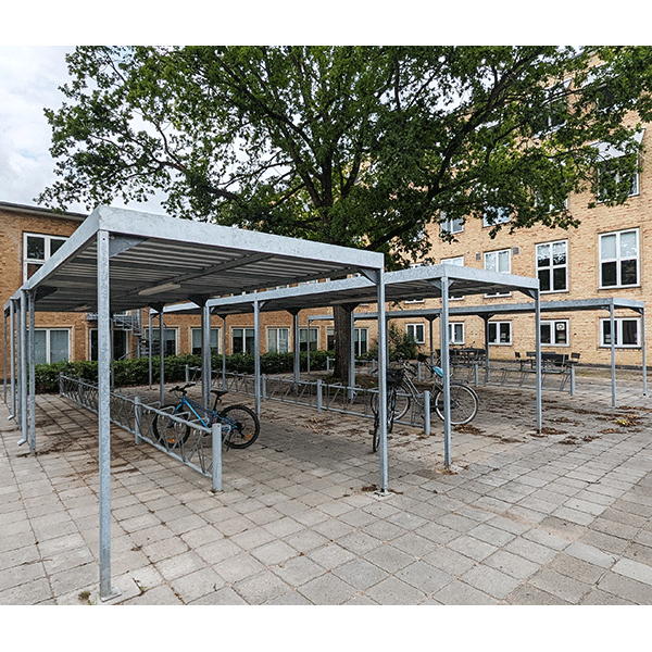 Horsens Gymnasium og HF med 686 cykelparkeringspladser